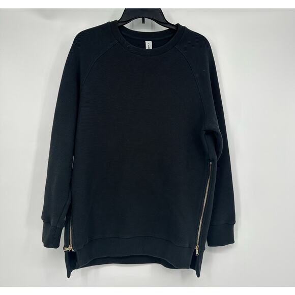 Varley Manning Sweatshirt ribbed Size M in Black - Picture 4 of 9